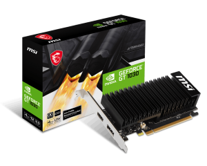 MSI VGA PCI-E NVIDIA GF GT 1030 4GHD4 LP OC, 4GB/64BIT, DDR4, HDMI/DISPLAY PORT, 2 SLOT HEATSINK, 3YW.